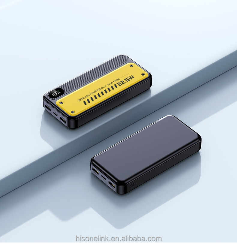 High-Capacity 20000mAh Power Bank – 22.5W Super Fast Charging – Dual USB & Type-C – Digital Display
