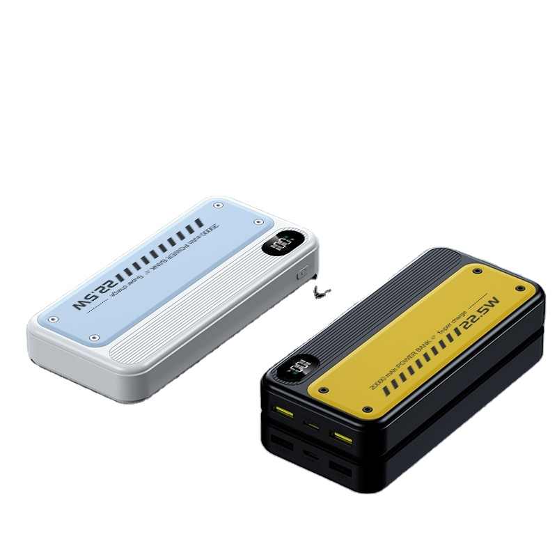 High-Capacity 20000mAh Power Bank – 22.5W Super Fast Charging – Dual USB & Type-C – Digital Display
