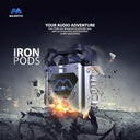 Majentik Iron Pods Gaming Earbuds with HD Mic & Noise Reduction