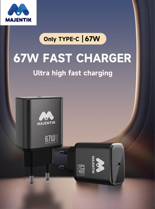  67W   سريع | USB من نوع Type-C MC-007 Majentik  شاحن محول حائط