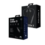  Bluetooth - 18 ساعة تشغيل، V5.0، صوت جهير عميق Majentik Free Collar 3 طوق عنق لاسلكي بتقنية