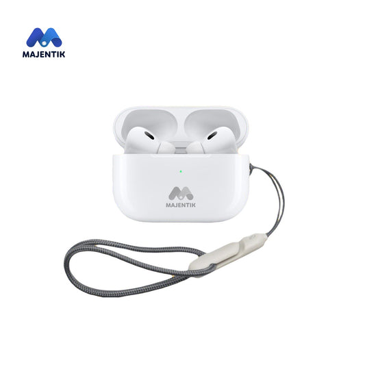 Majentik Buds Pro 2 - ANC Bluetooth Earbuds with Mic & Case