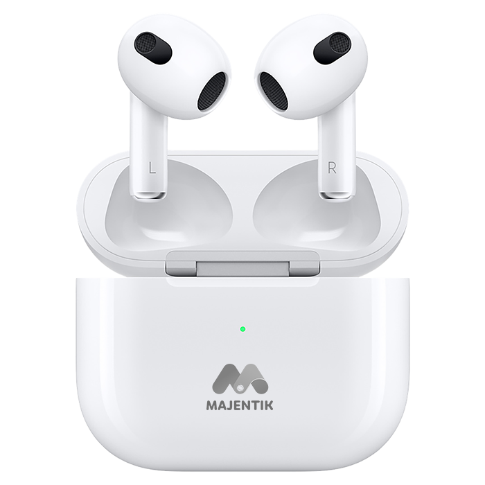 Majentik Buds 3 Wireless Earbuds with Bluetooth 5.3 and 300mAh Charging Case
