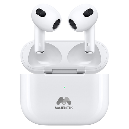 Majentik Buds 3 Wireless Earbuds with Bluetooth 5.3 and 300mAh Charging Case